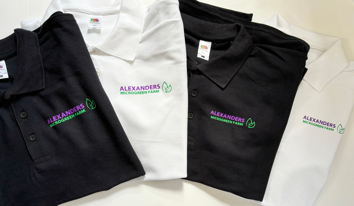 Branded Work Polo Shirts - Available in Sizes Small to 3XL