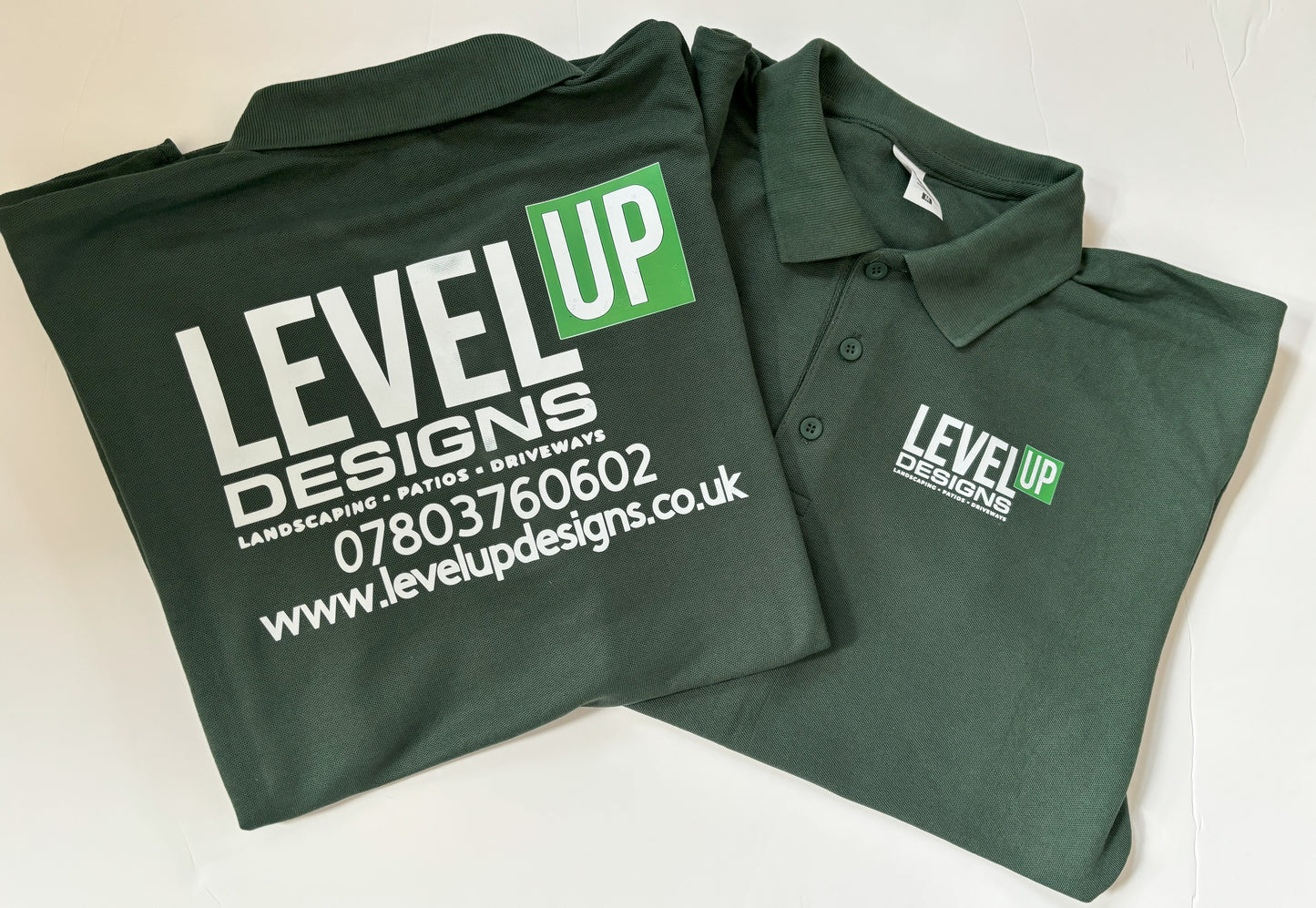 Branded Work Polo Shirts - Available in Sizes Small to 3XL