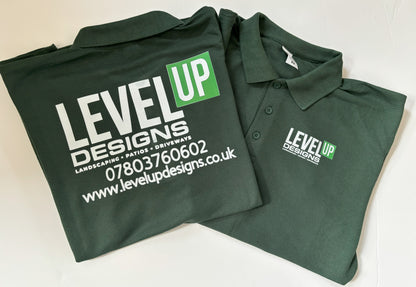 Branded Work Polo Shirts - Available in Sizes Small to 3XL