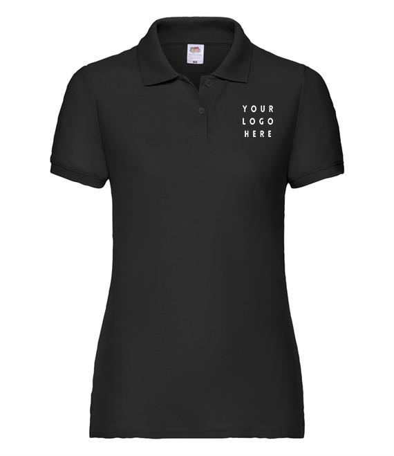 Ladies Branded Fitted Polo - Available in Sizes 8 to 18