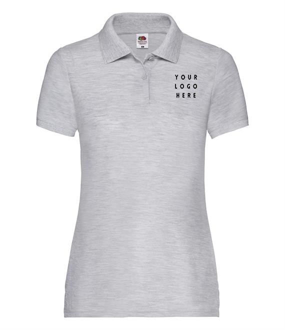 Ladies Branded Fitted Polo - Available in Sizes 8 to 18