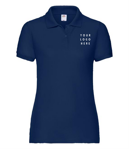 Ladies Branded Fitted Polo - Available in Sizes 8 to 18