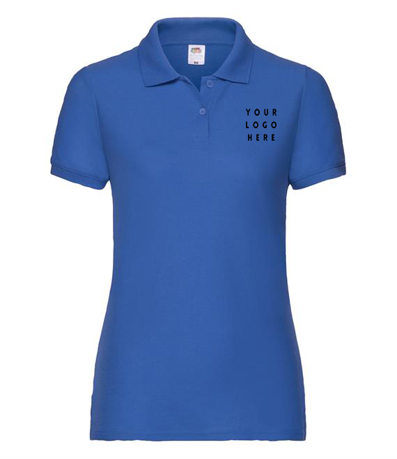 Ladies Branded Fitted Polo - Available in Sizes 8 to 18