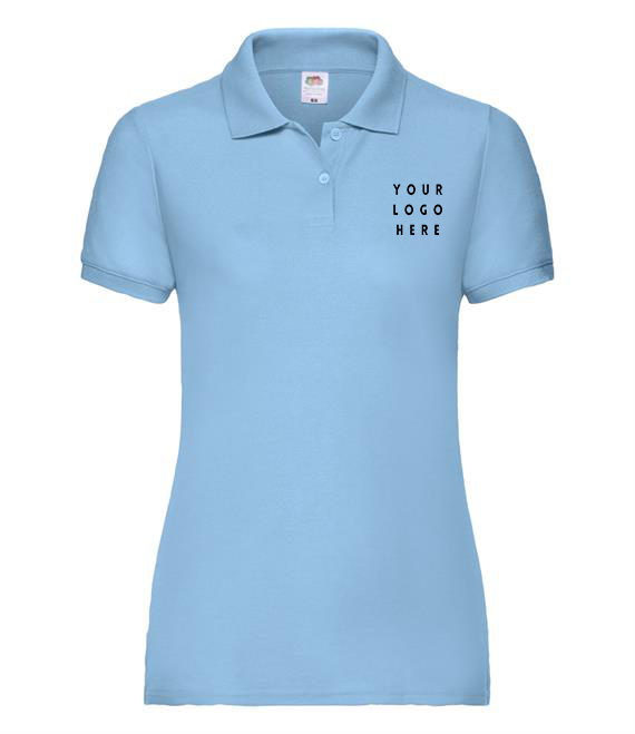 Ladies Branded Fitted Polo - Available in Sizes 8 to 18